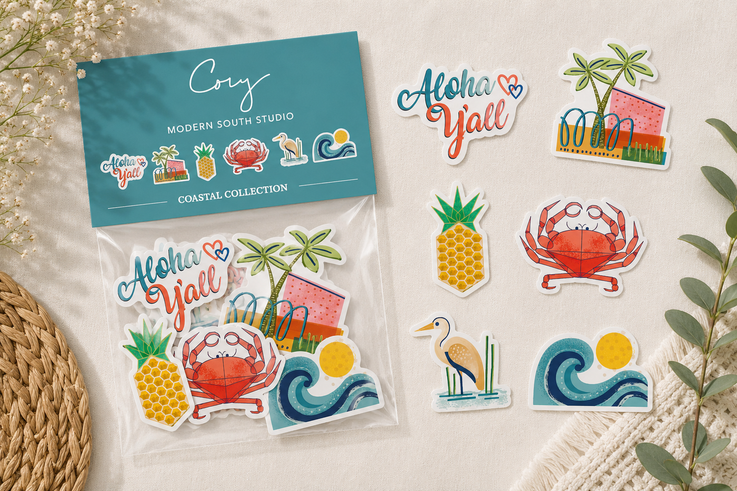Coastal Sticker Collection