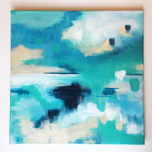 There in Lies Joy 18 x 18"