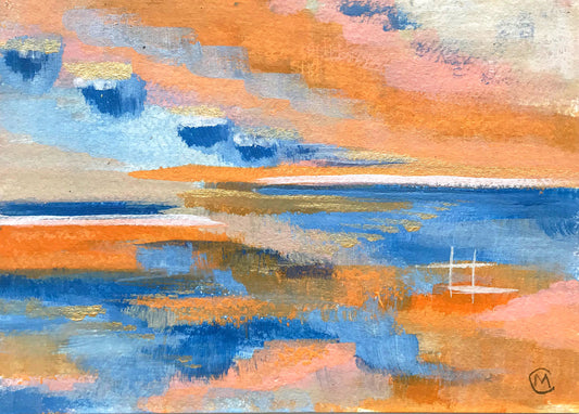 Orange Skies - 5 x 7