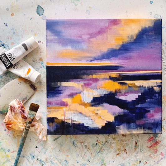 'Purple Dreams' 12 x 12