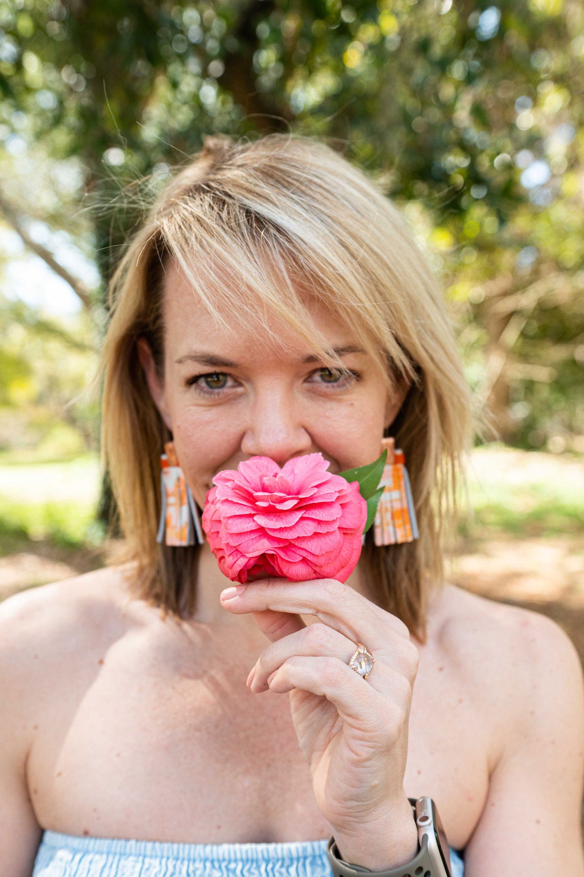 Orange PSD x Modern South Tassel Earring
