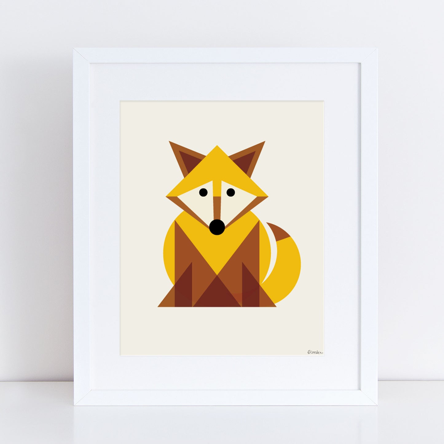 Happy Fox Print
