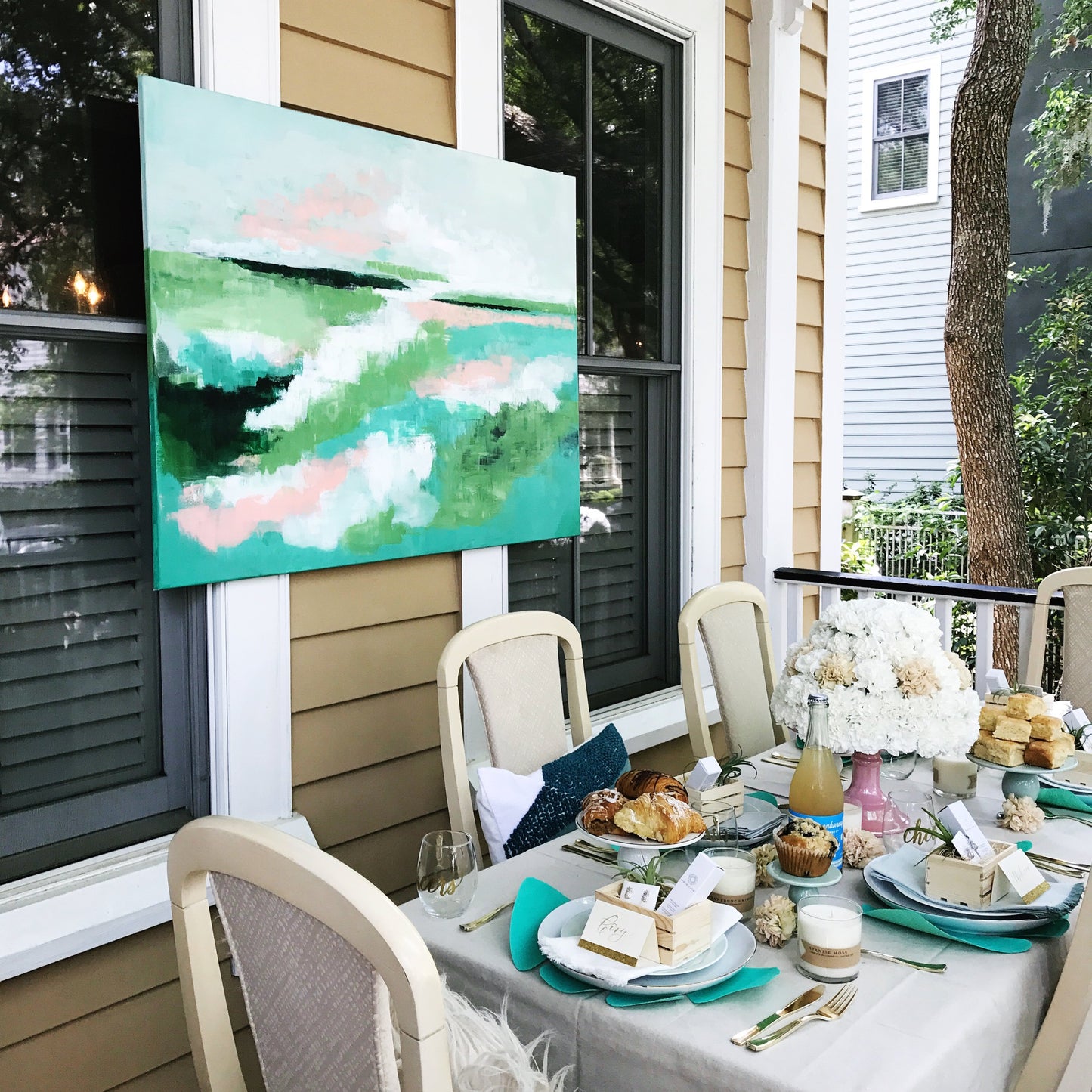 Green Abandon 36 x 48