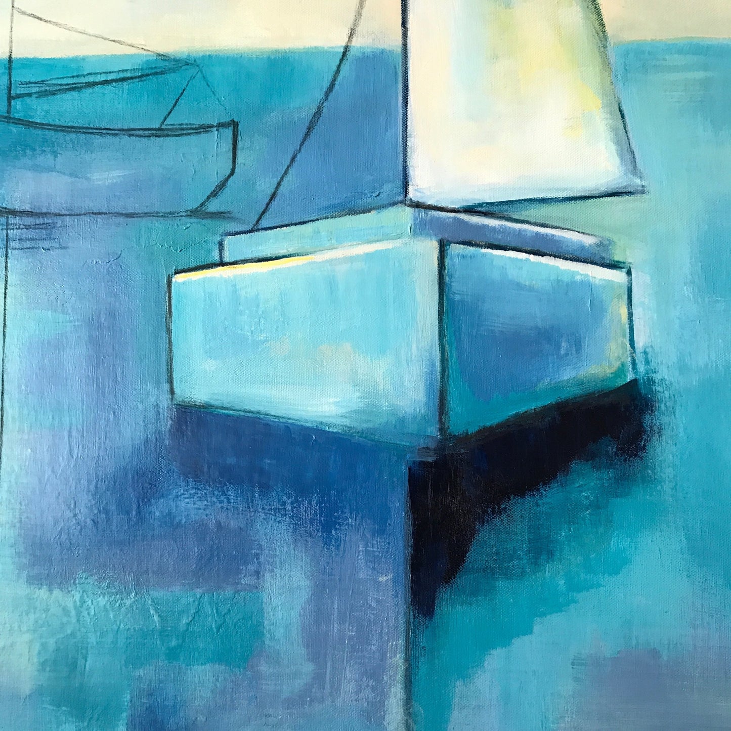 A Study in Blue 24x36"