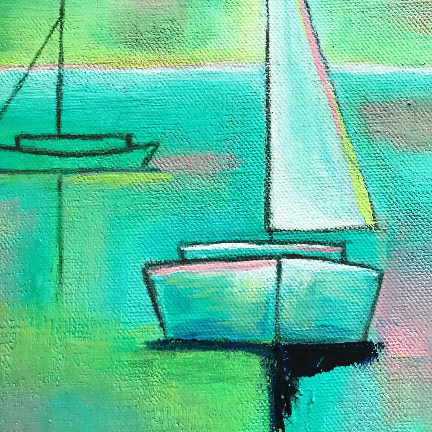 Harbor Love 8x8"