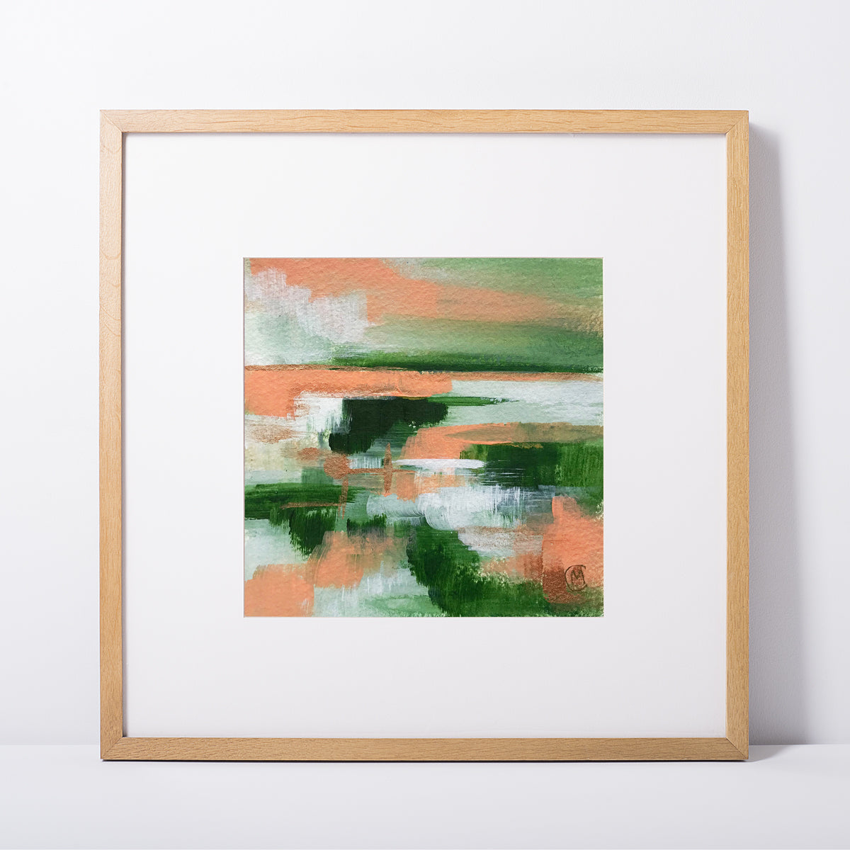 Salmon Skies - 5 x 5