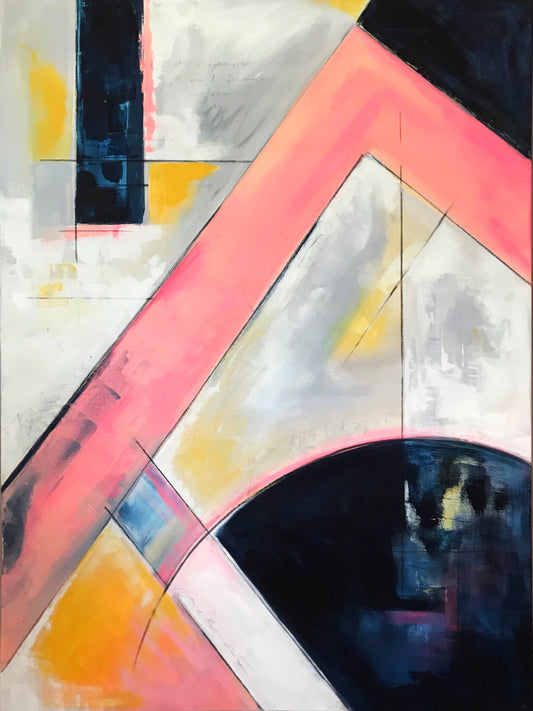 "White Flag" - 36" x 48"