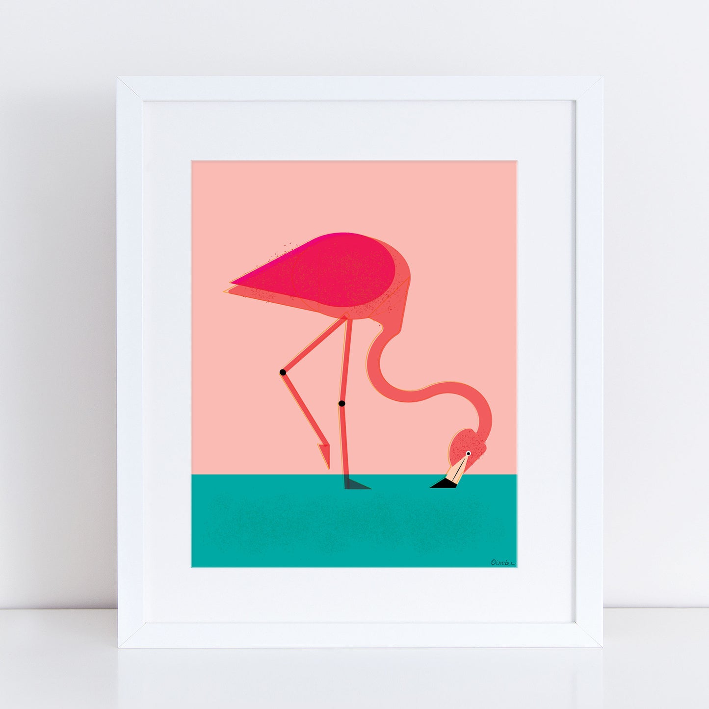 Flamingo Print