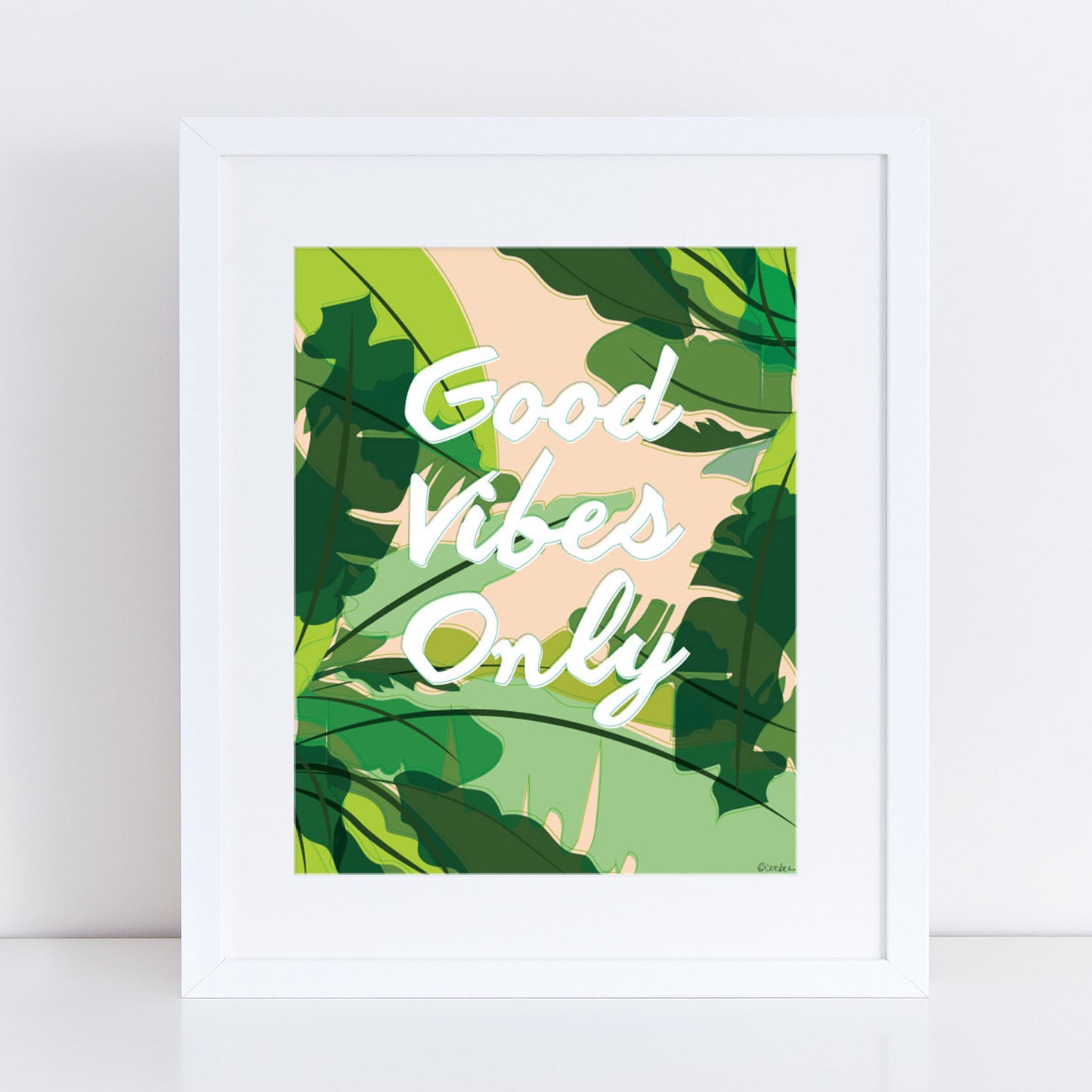 Good Vibes Mid Century Print