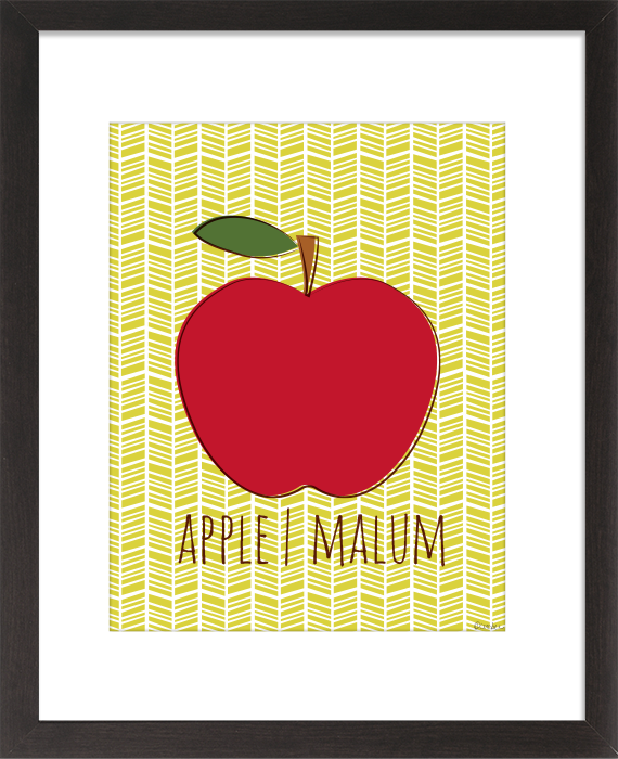 Herringbone Apple - 8 x 10 Print with Mat