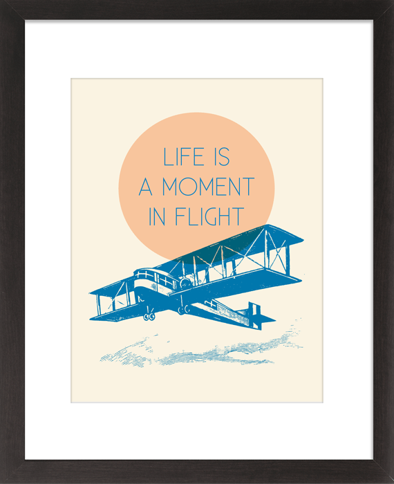 Life is a Moment in Flight - 8 x 10 Print with Mat