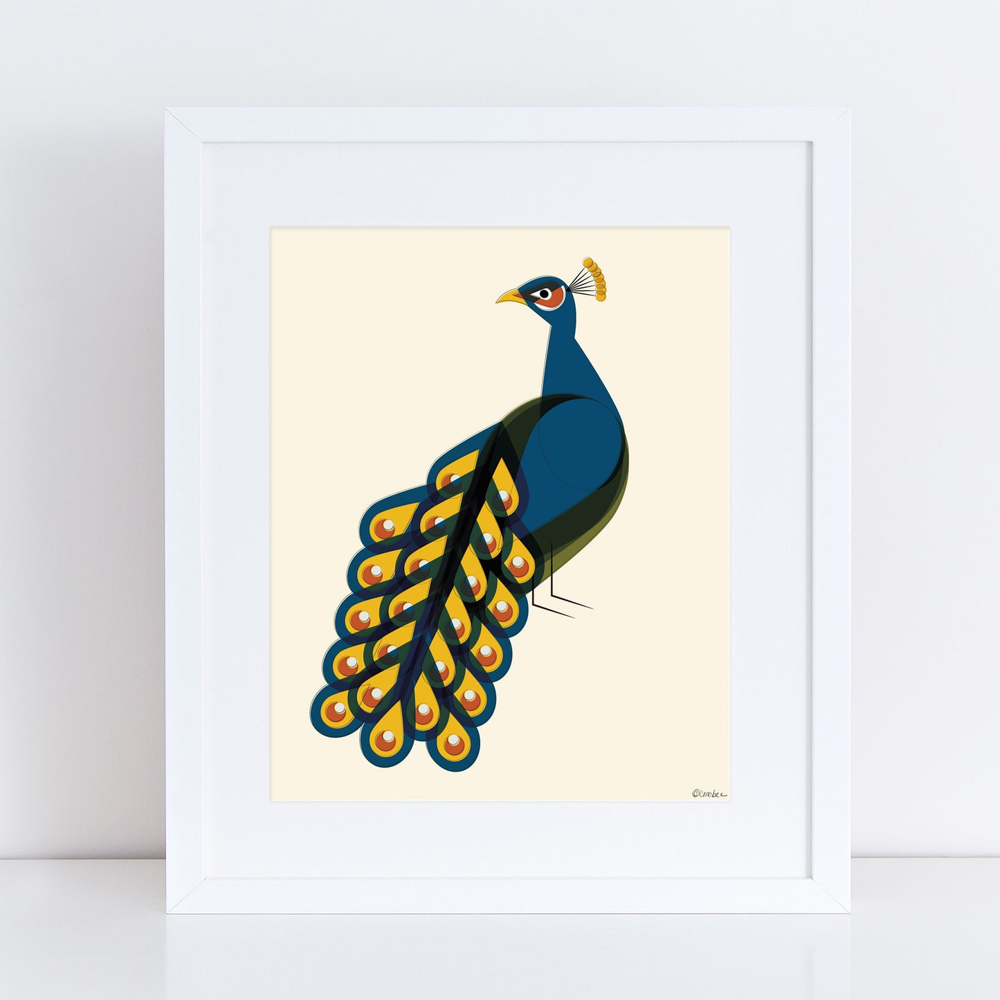 Peacock Print
