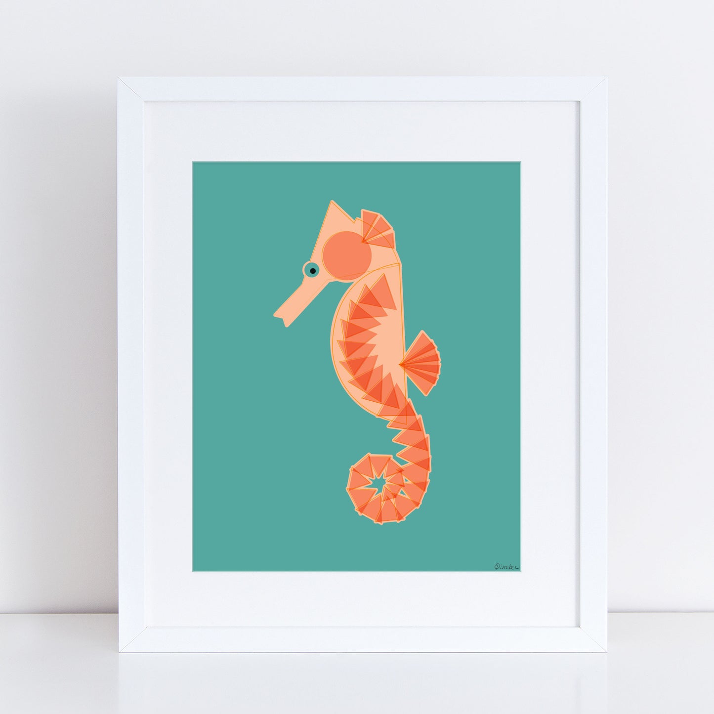 Seahorse Print