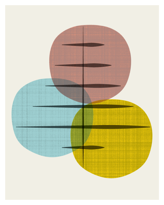 Mid Century Tree Print - 2 Color Choices