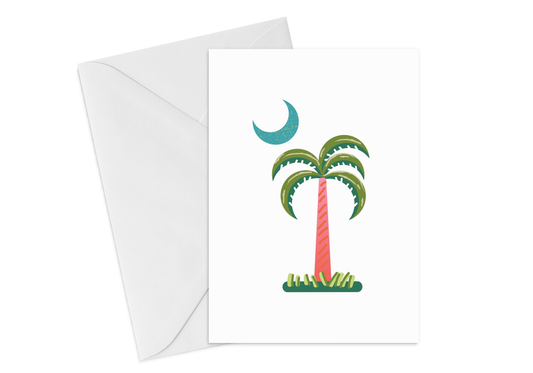Palmetto Moon Greeting Card