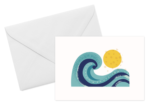 Wave Greeting Card