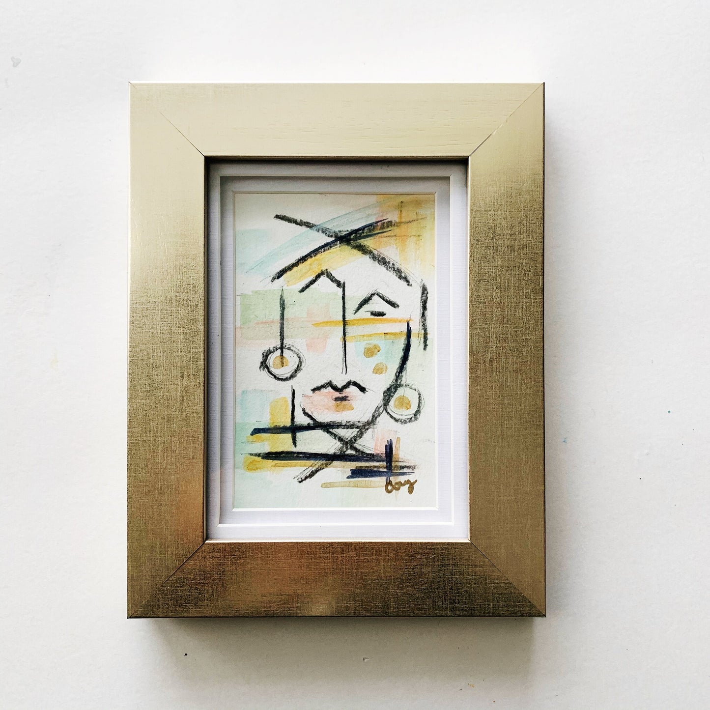 Framed Abstract Face #16