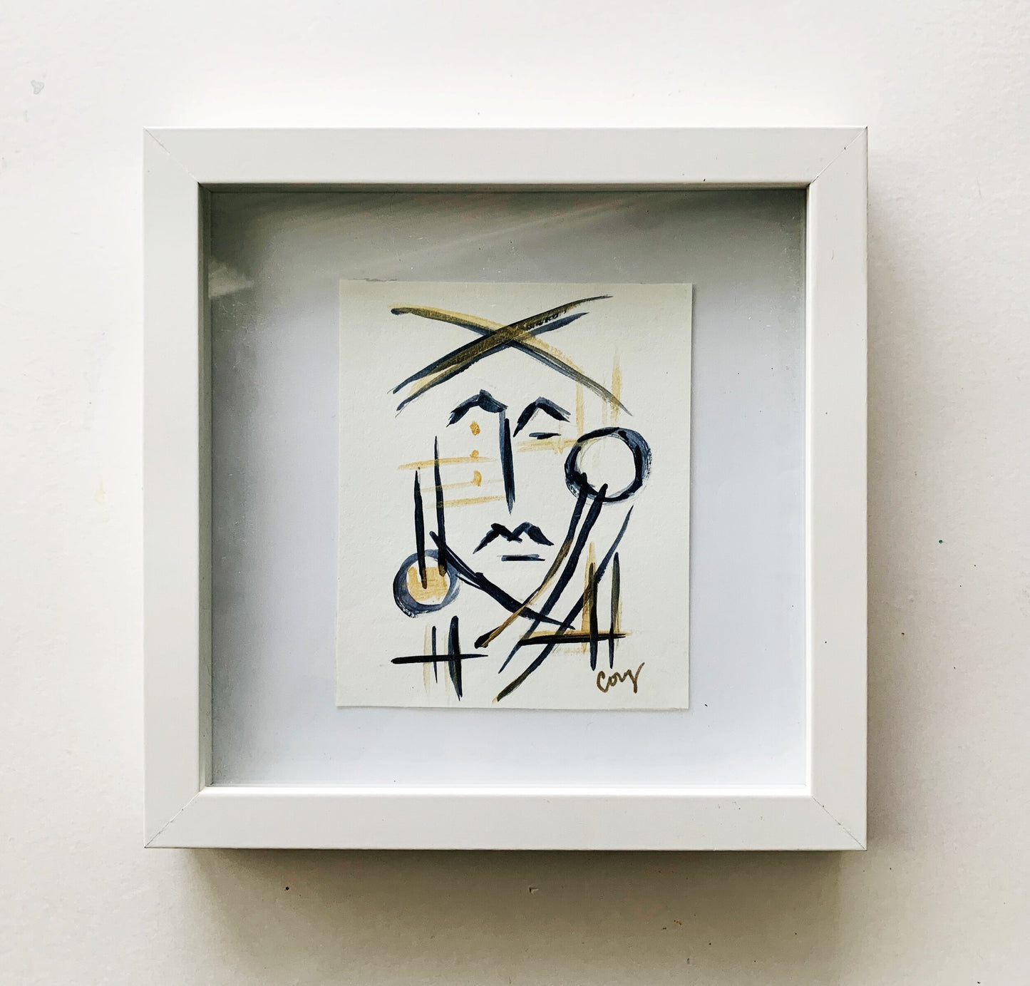 Framed Abstract Face #15
