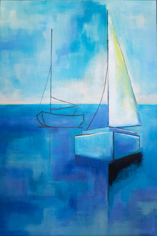 A Study in Blue 24x36"