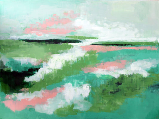 Green Abandon 36 x 48