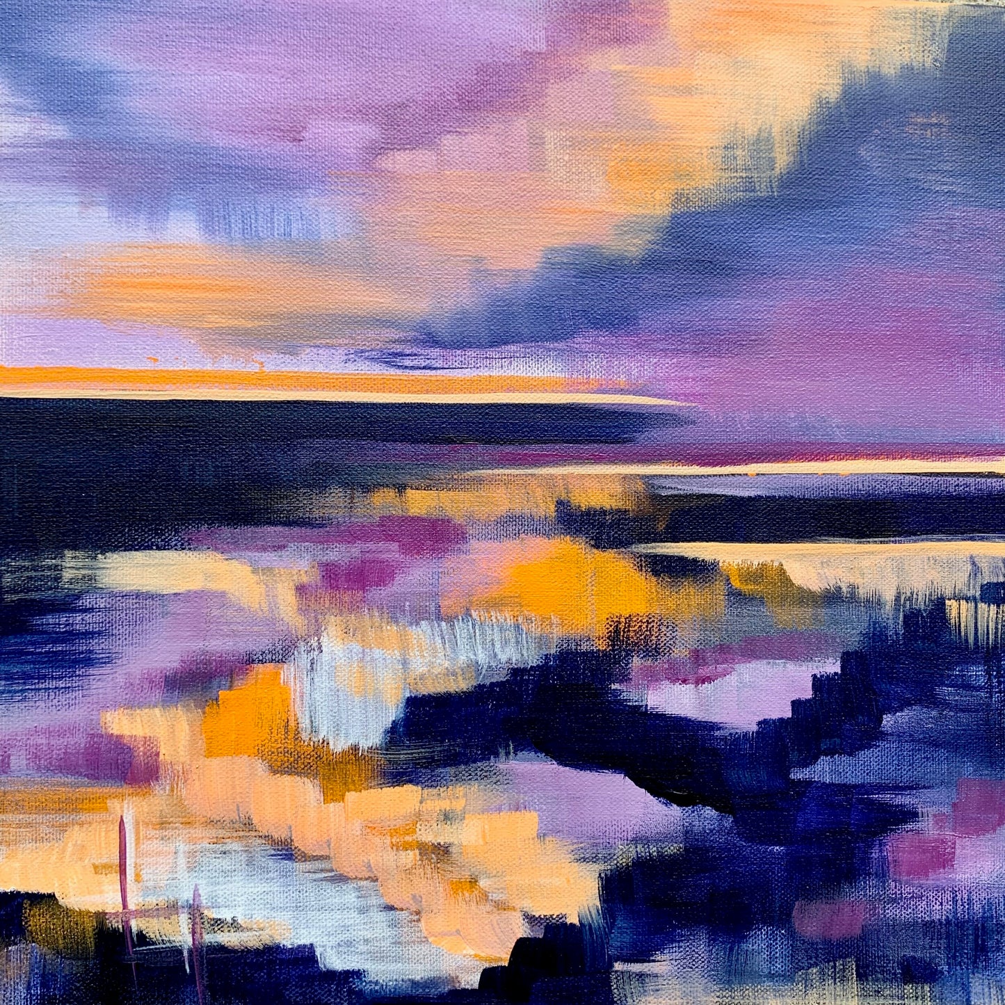 'Purple Dreams' 12 x 12