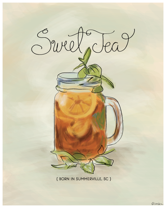 Summerville Sweet Tea - 8 x 10 Print with Mat