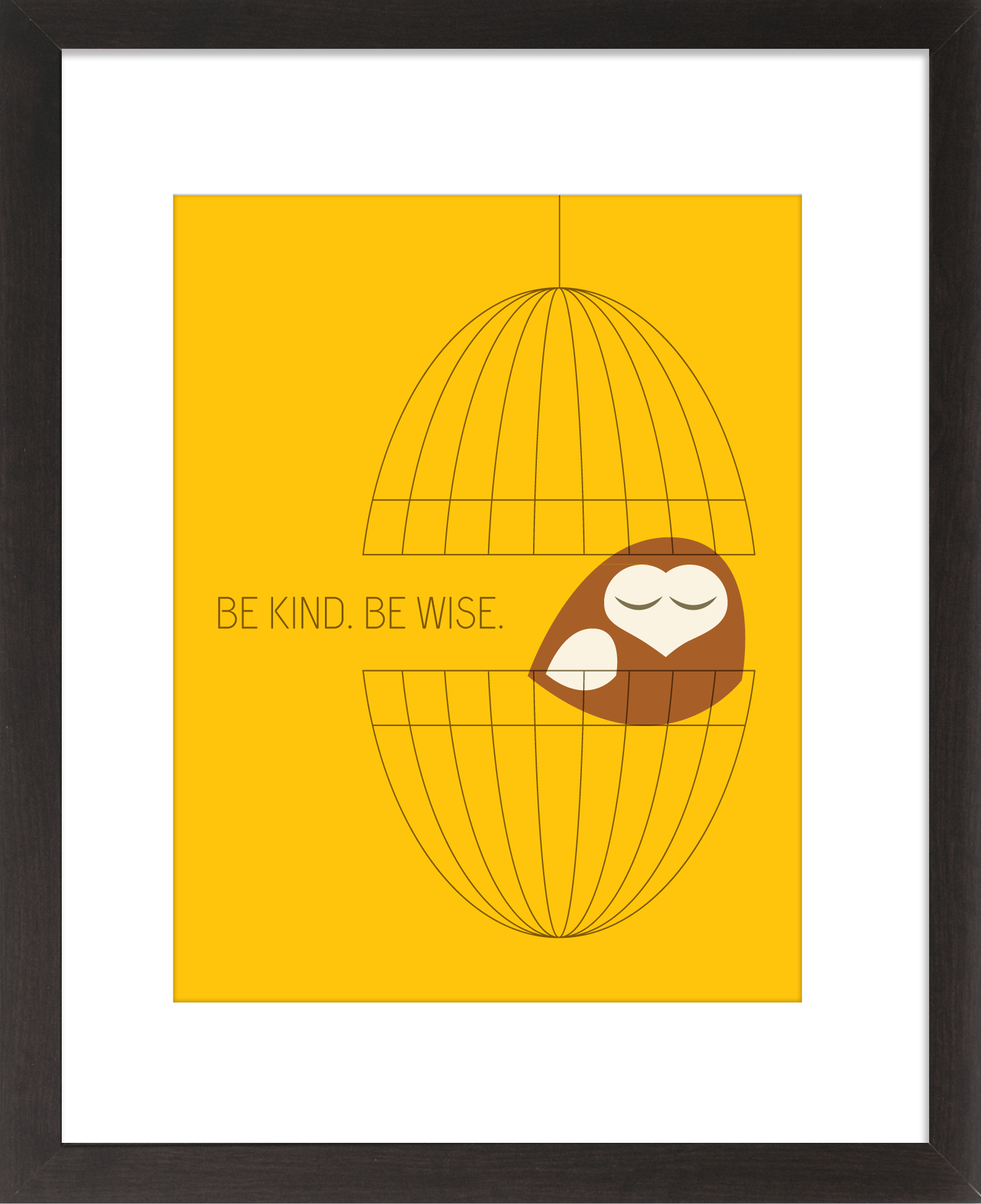 Be Kind Be Wise - 8 x 10 Print with Mat