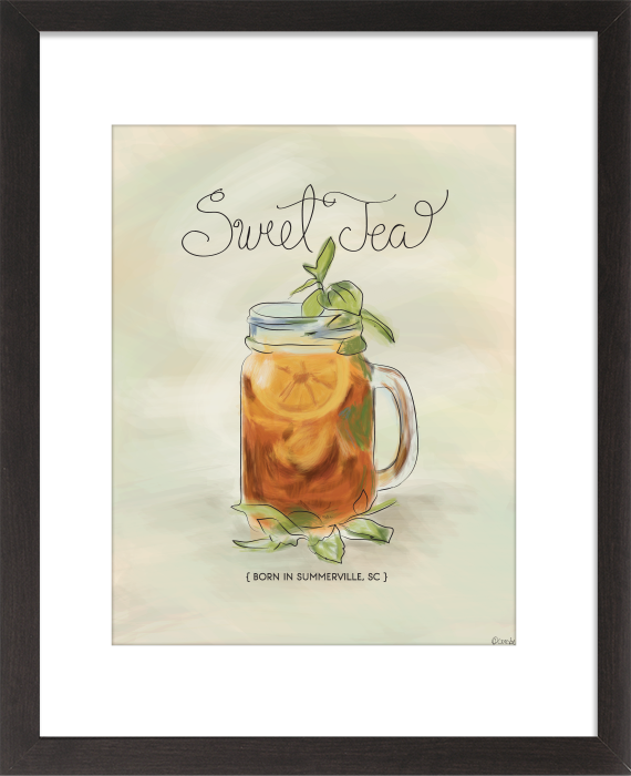 Summerville Sweet Tea - 8 x 10 Print with Mat